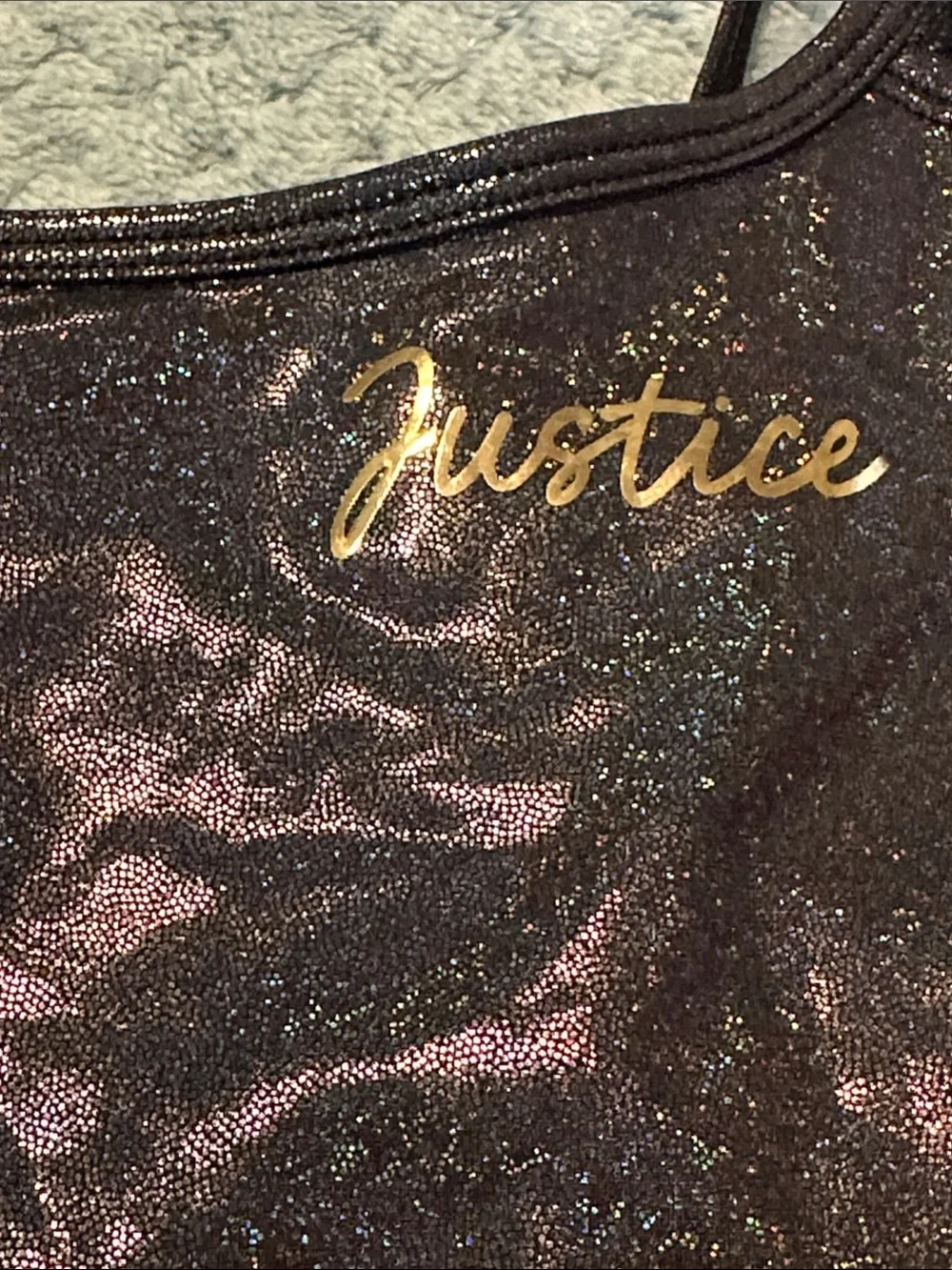 Justice sparkly black